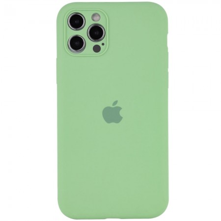 Чохол Silicone Case Full Camera Protective (AA) для Apple iPhone 13 Pro (6.1'') Мятный (36175)