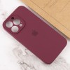 Чохол Silicone Case Full Camera Protective (AA) для Apple iPhone 13 Pro (6.1'') Бордовый (33866)