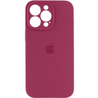 Чохол Silicone Case Full Camera Protective (AA) для Apple iPhone 13 Pro (6.1'') Бордовий (36184)