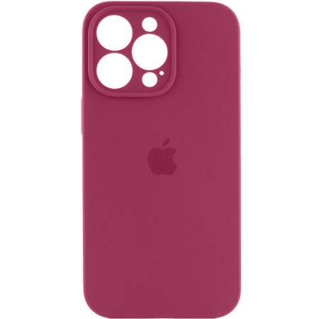 Чохол Silicone Case Full Camera Protective (AA) для Apple iPhone 13 Pro (6.1'') Бордовый (36184)