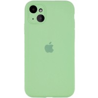 Чохол Silicone Case Full Camera Protective (AA) для Apple iPhone 13 (6.1'') М'ятний (36493)
