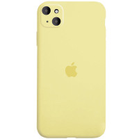 Чохол Silicone Case Full Camera Protective (AA) для Apple iPhone 13 (6.1'') Желтый (33891)
