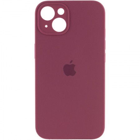 Чохол Silicone Case Full Camera Protective (AA) для Apple iPhone 13 (6.1'') Бордовий (33880)