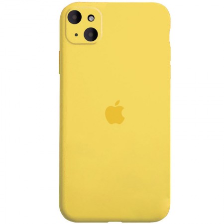 Чохол Silicone Case Full Camera Protective (AA) для Apple iPhone 13 (6.1'') Жовтий (36492)