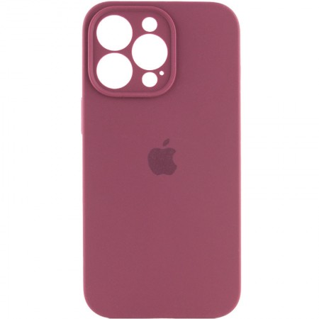 Чохол Silicone Case Full Camera Protective (AA) для Apple iPhone 13 Pro Max (6.7'') Бордовый (33894)