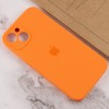 Чехол Silicone Case Full Camera Protective (AA) для Apple iPhone 13 mini (5.4'') Оранжевый (30915)
