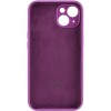 Чехол Silicone Case Full Camera Protective (AA) для Apple iPhone 13 mini (5.4'') Фиолетовый (30924)