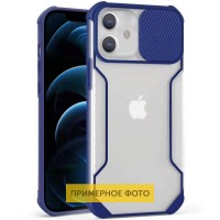 Чехол Camshield matte Ease TPU со шторкой для Apple iPhone XR (6.1'') Синий (26155)