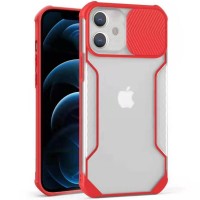 Чехол Camshield matte Ease TPU со шторкой для Apple iPhone 6/6s / 7 / 8 / SE (2020) (4.7'') Червоний (26190)