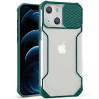 Чехол Camshield matte Ease TPU со шторкой для Apple iPhone 13 (6.1'') Зелений (26204)