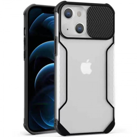 Чехол Camshield matte Ease TPU со шторкой для Apple iPhone 13 (6.1'') Чорний (26208)