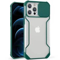 Чехол Camshield matte Ease TPU со шторкой для Apple iPhone 13 Pro (6.1'') Зелений (26214)