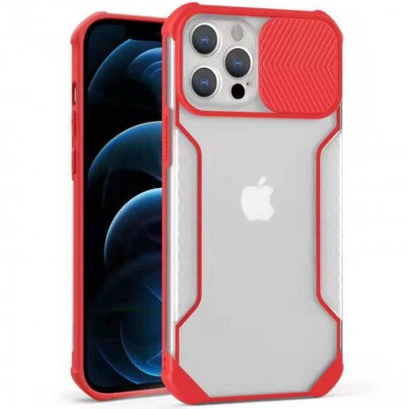 Чехол Camshield matte Ease TPU со шторкой для Apple iPhone 13 Pro (6.1'') Червоний (26215)