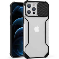 Чехол Camshield matte Ease TPU со шторкой для Apple iPhone 13 Pro (6.1'') Чорний (26218)