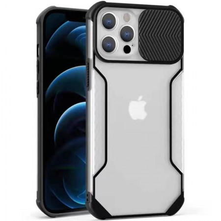 Чехол Camshield matte Ease TPU со шторкой для Apple iPhone 13 Pro Max (6.7'') Чорний (26223)