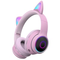 Bluetooth наушники Tucci K26 Рожевий (23631)