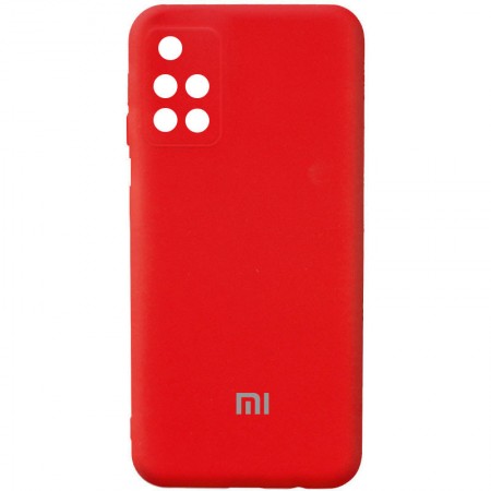 Чехол Silicone Cover Full Camera (AA) для Xiaomi Redmi 10 Червоний (31975)