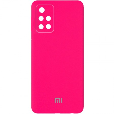 Чехол Silicone Cover Full Camera (AA) для Xiaomi Redmi 10 Рожевий (31978)