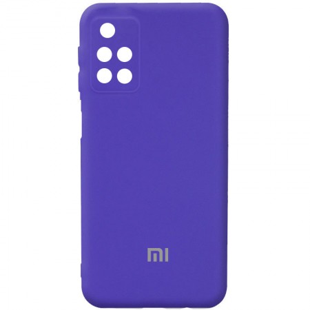 Чехол Silicone Cover Full Camera (AA) для Xiaomi Redmi 10 Фиолетовый (31983)