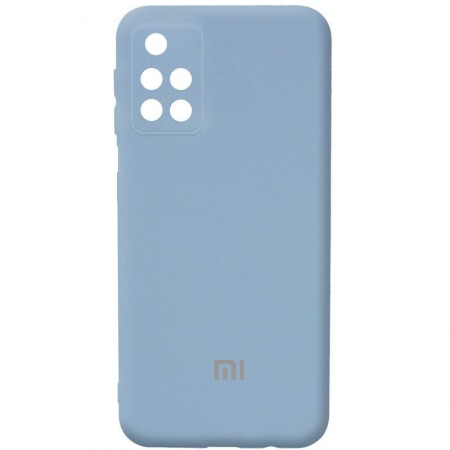 Чехол Silicone Cover Full Camera (AA) для Xiaomi Redmi 10 Голубой (31974)