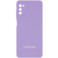 Чехол Silicone Cover Full Camera (AA) для Samsung Galaxy A03s Бузковий (29130)