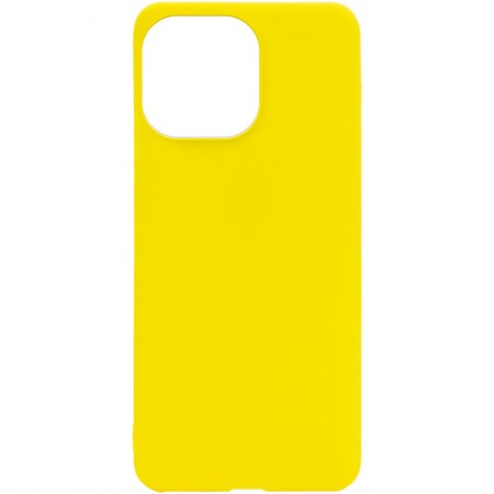 Силиконовый чехол Candy для Apple iPhone 13 (6.1'') Желтый (27207)