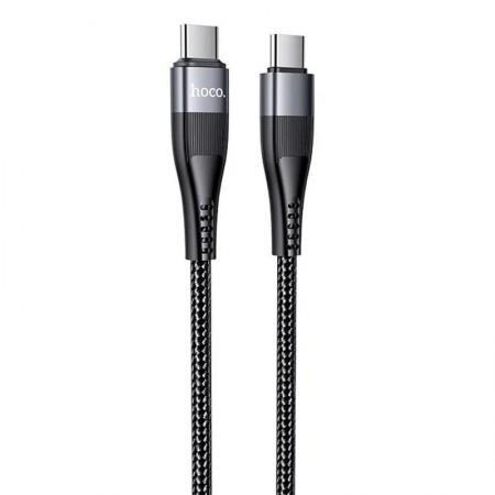 Дата кабель Hoco U99 Magnetic Type-C to Type-C 100W (1m) Чорний (24208)