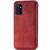 Кожаный чехол книжка GETMAN Cubic (PU) для Samsung Galaxy M52 Красный (28777)