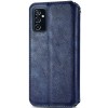 Кожаный чехол книжка GETMAN Cubic (PU) для Samsung Galaxy M52 Синий (28778)