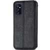 Кожаный чехол книжка GETMAN Cubic (PU) для Samsung Galaxy M52 Черный (28779)