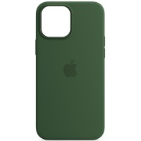 Чохол Silicone case (AAA) full with Magsafe для Apple iPhone 13 Pro (6.1'') Зелёный (32251)