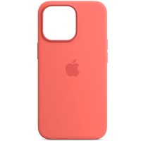 Чохол Silicone case (AAA) full with Magsafe для Apple iPhone 13 Pro (6.1'') Рожевий (32255)