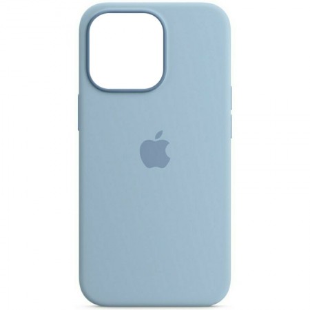 Чохол Silicone case (AAA) full with Magsafe для Apple iPhone 13 Pro (6.1'') Синий (39131)