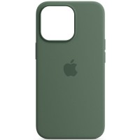 Чохол Silicone case (AAA) full with Magsafe для Apple iPhone 13 Pro (6.1'') Зелений (39132)