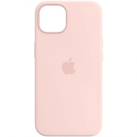 Чохол Silicone case (AAA) full with Magsafe для Apple iPhone 13 (6.1'') Розовый (32259)