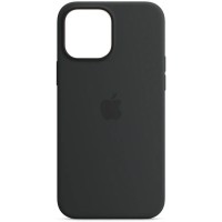 Чохол Silicone case (AAA) full with Magsafe для Apple iPhone 13 (6.1'') Чорний (32262)
