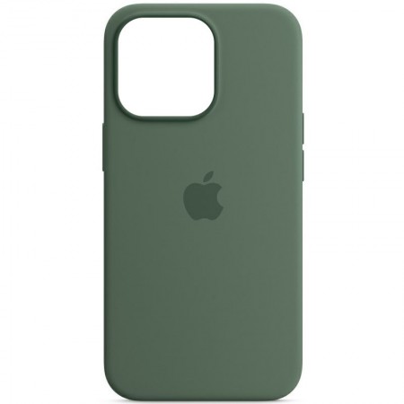 Чохол Silicone case (AAA) full with Magsafe для Apple iPhone 13 Pro Max (6.7'') Зелёный (39136)