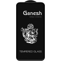 Защитное стекло Ganesh (Full Cover) (тех.пак) для Apple iPhone 11 / XR (6.1'') Чорний (27858)