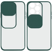 Чехол Camshield mate TPU со шторкой для камеры для Apple iPhone 13 Pro (6.1'') Зелений (27280)