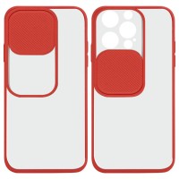 Чехол Camshield mate TPU со шторкой для камеры для Apple iPhone 13 Pro (6.1'') Красный (27281)