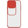 Чехол Camshield mate TPU со шторкой для камеры для Apple iPhone 13 Pro (6.1'') Червоний (27281)