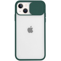 Чехол Camshield mate TPU со шторкой для камеры для Apple iPhone 13 (6.1'') Зелений (27273)