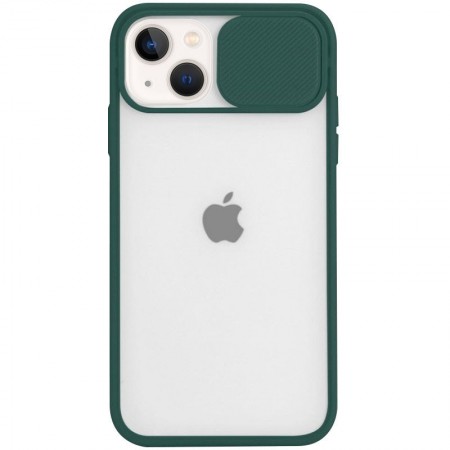 Чехол Camshield mate TPU со шторкой для камеры для Apple iPhone 13 (6.1'') Зелёный (27273)