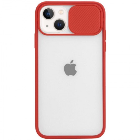 Чехол Camshield mate TPU со шторкой для камеры для Apple iPhone 13 (6.1'') Красный (27274)