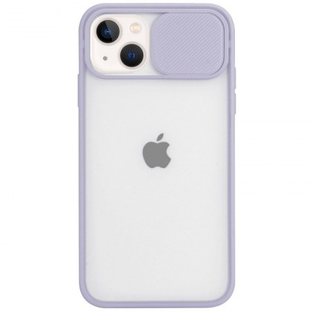 Чехол Camshield mate TPU со шторкой для камеры для Apple iPhone 13 (6.1'') Сиреневый (27277)
