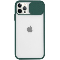 Чехол Camshield mate TPU со шторкой для камеры для Apple iPhone 13 Pro Max (6.7'') Зелений (27287)