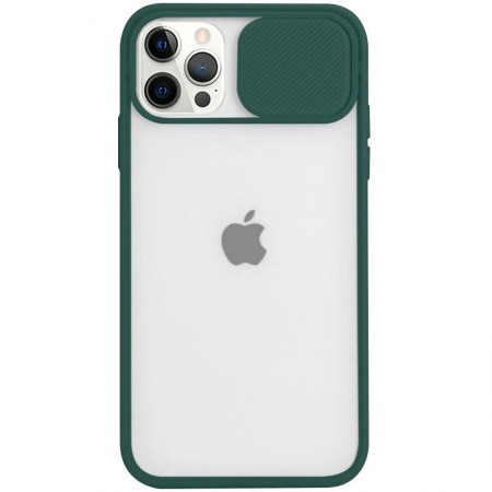Чехол Camshield mate TPU со шторкой для камеры для Apple iPhone 13 Pro Max (6.7'') Зелёный (27287)