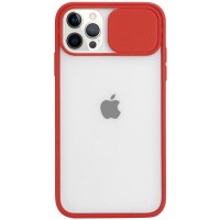 Чехол Camshield mate TPU со шторкой для камеры для Apple iPhone 13 Pro Max (6.7'') Червоний (27288)