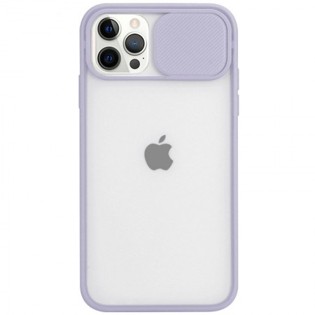 Чехол Camshield mate TPU со шторкой для камеры для Apple iPhone 13 Pro Max (6.7'') Сиреневый (27291)