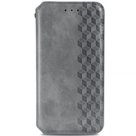 Шкіряний чохол книжка GETMAN Cubic (PU) для Xiaomi 11T / 11T Pro Серый (44001)